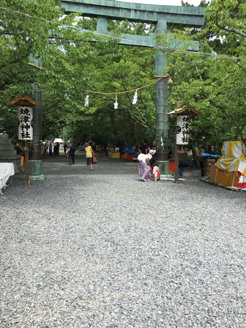 焼津「荒祭り」初日午前中に行ったらまだ祭りが・・・。焼津神社