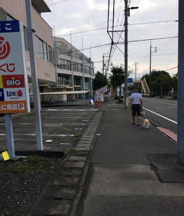 焼津荒祭、日曜日の朝。駐輪場の場所