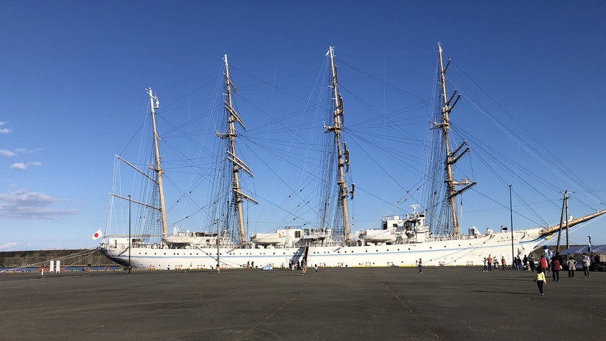 世界最大級の帆船「海王丸」を焼津港で見てきました